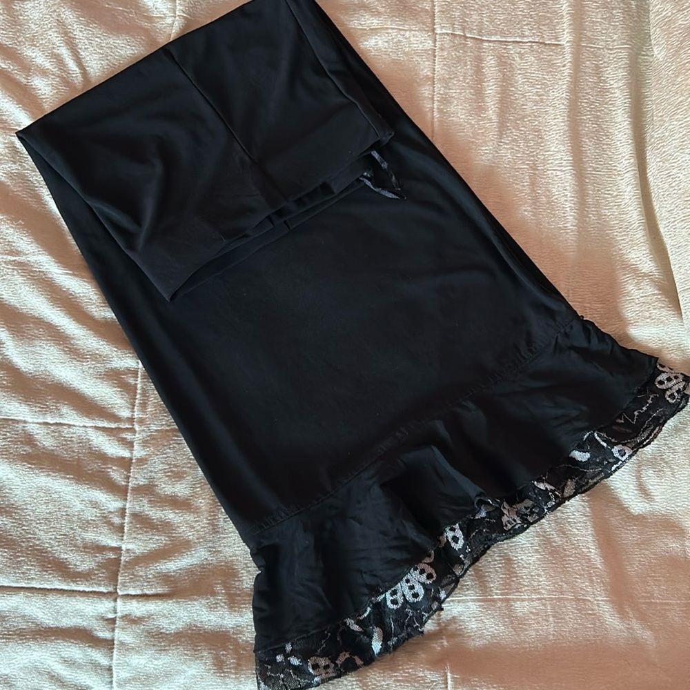 Lace Trimmed Skirt